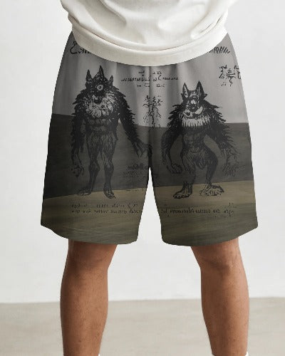 "TWIN DEMON" Shorts