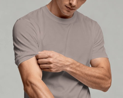 "BASICS" Classic Crew T-Shirt